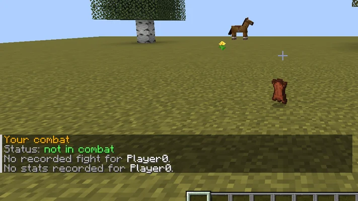 Combat status from /combat